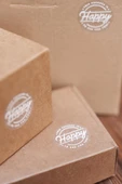 This Package is Happy To See You Too Dairesel Şeffaf Etiket 100 Adet - 4