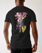 Katana  Sakura Sanatı Sırt Baskılı Tişört   Savaşçının Zarafeti - 2