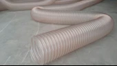 Poliüretan Bakır Telli Şeffaf Hortum ( İç çap 120mm )  (10mt ) Pu 070 Toz Talaş Emiş - 2