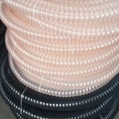 Poliüretan Bakır Telli Şeffaf Hortum (İç çap 127mm)  (5mt ) Pu 070 Toz Talaş Emiş - 3