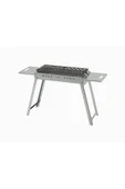 marina grill Sehpalı Galvaniz Katlanır Mangal 60 Cm - 1