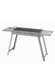 marina grill Sehpalı Galvaniz Katlanır Mangal 60 Cm - 3