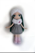 Prenses Bebek Amigurumi Organik Oyuncak - 1