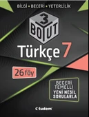 Tudem 7. Sınıf Türkçe 3 Boyut (Yeni) - 1