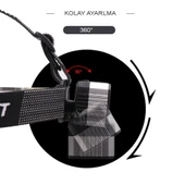 4 Modlu Sensörlü Şarjlı Güçlü Kafa Lambası Wt-248 - 4