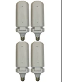 (4 Adet) Sorti 30W (270W) Beyaz Işık E27 Duylu (Kalın Duy) Led Pervane Ampul thumbnail 1