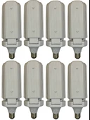 (8 Adet) Sorti 30W (270W) Beyaz Işık E27 Duylu (Kalın Duy) Led Pervane Ampul thumbnail 1