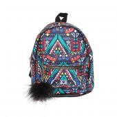 Tüy Detaylı Çocuk Sırt Çantası - 1