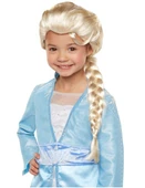 Platin Altın Dore Renk Karlar Ülkesi Elsa Frozen Peruğu Çocuk Boy - 1