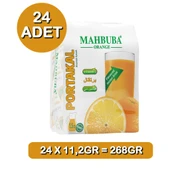 Mahbuba Portakal Aromalı Soğuk Toz İçecek 24x11.2gr - 1