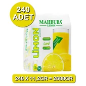 Mahbuba Limon Aromalı Soğuk Toz İçecek 240x11.2gr - 1