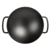 SÜREL DEMİR DÖKÜM WOK TAVA 35 CM MAT SİYAH - 4