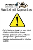 Işıklı Lup Büyüteç Mercek 30X Büyütme 21 mm 1 Adet 30X Kuyumcu Takı Lupu Paslanmaz Çelik Optik Kaliteli Taşınabilir Lup - 6