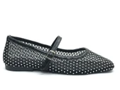 Feles Dantel Taş Detaylı Kadın Babet Ayakkabı thumbnail 7