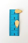 Oya Abiye Bileklik Kolye Pleksi Metalik Plastik Pul Altın Renk 8 gram 50 adet - BNC484 - 2