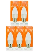 (5 Adet) Osaka 9W (70W) Beyaz Işık E27 Duylu (Kalın Duy) Led Ampul thumbnail 1