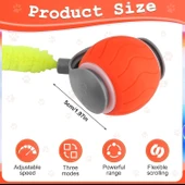 Akıllı Oyun Topu - Kuyruklu, Otomatik , Kedi ve Köpekler İçin Etkileşimli Evcil Hayvan Oyuncağı thumbnail 4