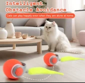 Akıllı Oyun Topu - Kuyruklu, Otomatik , Kedi ve Köpekler İçin Etkileşimli Evcil Hayvan Oyuncağı thumbnail 6