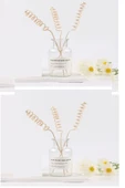 3 Tek Adet 3 Model Aromaterapi Koku Dağıtıcı Rattan Şişe Ahşap Difüzör Çubuk (spiral-yaprak-dalgalı) - 3