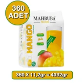 Mahbuba Mango Aromalı Soğuk Toz İçecek 360x11.2gr - 1