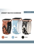 Disney Temalı Watch Kordonu 38/40/41 mm - Şık Silikon, Prens ve Prenses Şato Desenli - 2