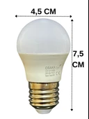 (5 Adet) Osaka 7W (50W) Beyaz Işık E27 Duylu (Kalın Duy) Led Ampul - 3