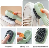 Ergonomik Deterjan Hazneli Çok Amaçlı Temizlik Fırçası - Ayakkabı ve Botlar İçin Pratik Çözüm - 5