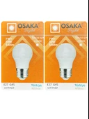(2 Adet) Osaka 7W (50W) Beyaz Işık E27 Duylu (Kalın Duy) Led Ampul thumbnail 1