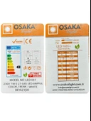 (5 Adet) Osaka 7W (50W) Beyaz Işık E27 Duylu (Kalın Duy) Led Ampul - 4