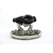 Periboia Özel Tasarım Kalpli Polyester Sunum Tepsisi thumbnail 1