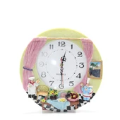 Periboia Aşçı Tasarımlı Polyester Duvar Saati Model 3 - 1