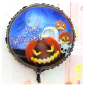Periboia Happy Halloween Balkabağı Folyo Balon 18 inç - 2