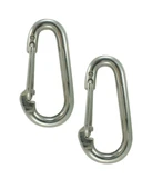 Periboia Baş Zincir Karabina Yaylı 5 mm Galvanizli 2 Adet - 2