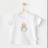 Andywawa Ac25977 Casual Bebek Tişört White - 1