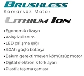 MAX EXTRA MXP6857 - 18 Volt 2 Amper Akülü Darbeli Tornavida - 2