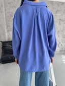 Modal oversize cepli gömlek - 5