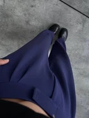 Cırtlı palazzo pantolon - 3