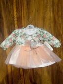 9-18 aylık prenses elbise pudra - 1