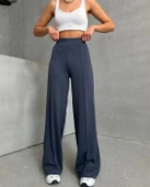 önü çımalı pantolon füme - 1