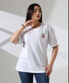 Kiraz işlemeli tişört - 2