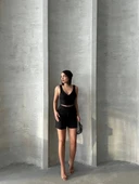 Şortlu keten takım s255014 - 4