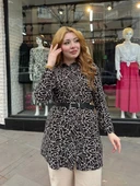 Desenli tunik gömlek - 1