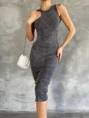 Halter yaka elbise aşit yıkamalı - 1