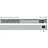 HUAWEI 24port S5735-L24PN4XE-AV2 4-SFP 10GbE 400W YÖNETİLEBİLİR POE SWITCH - 1