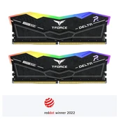 TEAM 32GB (2X 16GB) DDR5 7600MHZ CL36 RGB DUAL KIT PC RAM DELTA BLACK FF3D532G7600HC36DDC01 - 1