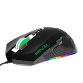 INCA IMG-047T USB RGB Led Aydınlatmalı 7200dpi Gaming Optic Siyah Mouse - 3