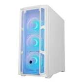 FRISBY 750W 80+ BRONZE CX-501 GAMING MID-TOWER PC KASASI BEYAZ thumbnail 3