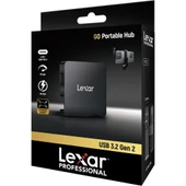 LEXAR PROFESSIONAL GO PORTABLE HUB LPASL400-RNBNG 10GbE USBC HUB - 4