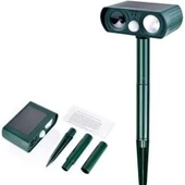 Yabani Hayvan Kovucu Ultrasonik Güneş Enerjili Cihaz Çalışan Açık Alan Bahçe Hareket Sensörlü - 2