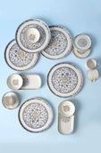Keramika Sapphire Çeyiz Seti 26 Parça 6 kişilik 22743-44-45-46 - 5
